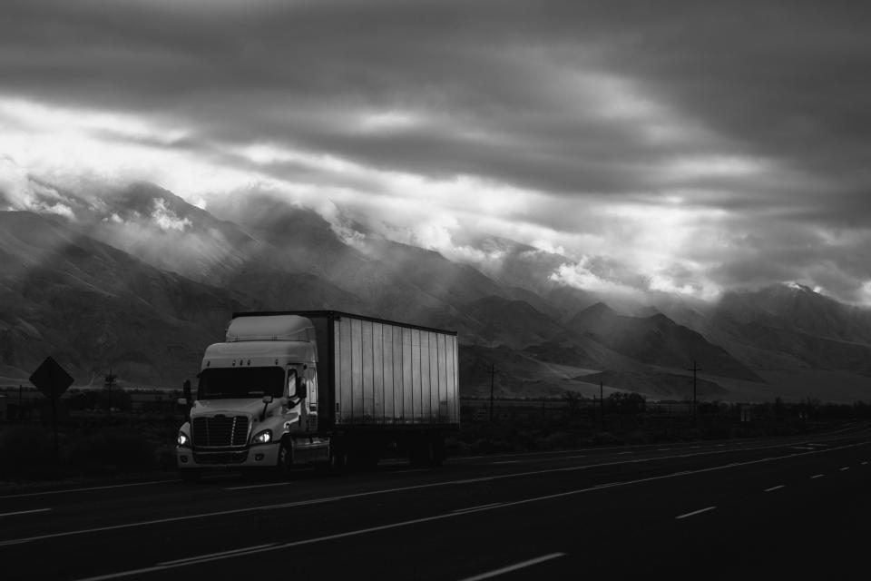 Illustrative photograph of road Truck