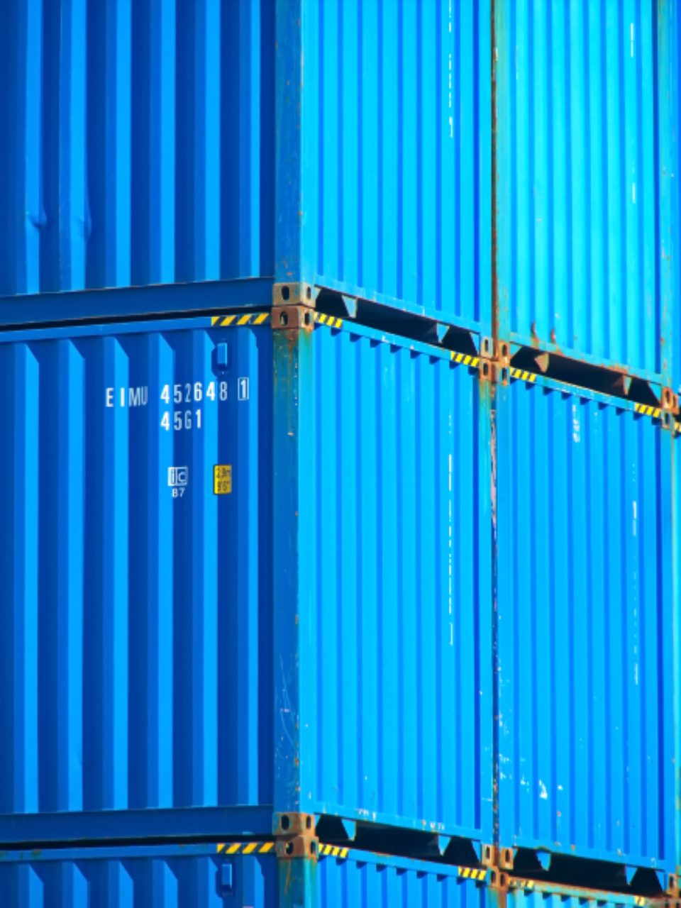 Illustrative photograph of container Stack