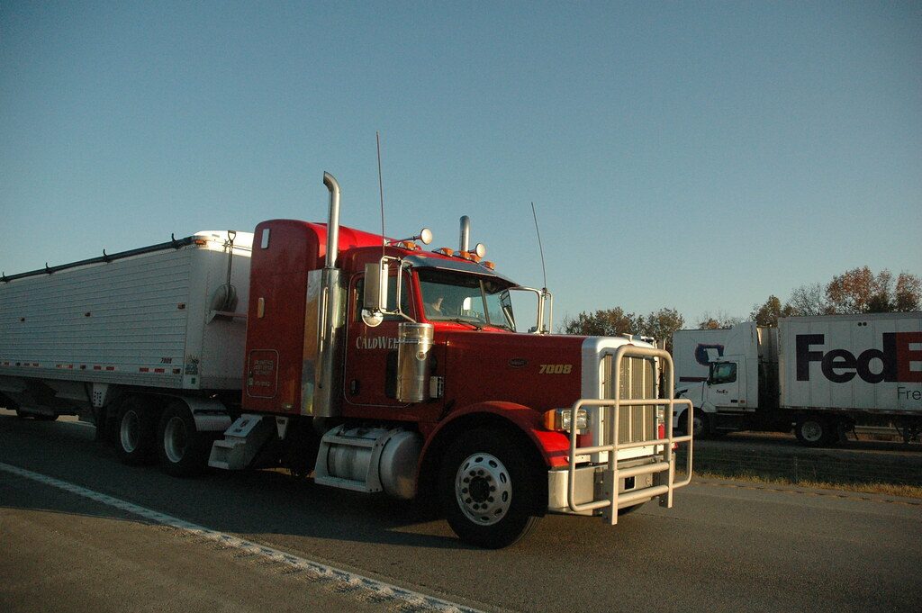 Illustrative photograph of semi Truck